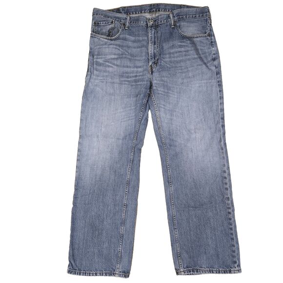 Levis 559 Jeans Mens Sz 38x32 Blue Straight Denim Med Wash 100% Cotton - Picture 1 of 12